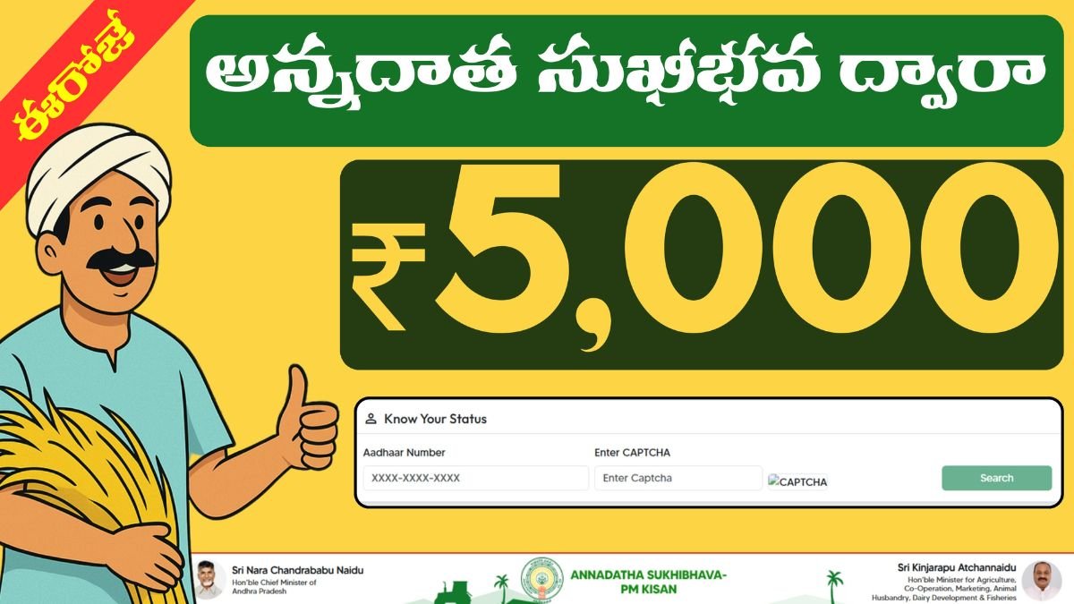 Annadatha Sukhibhava rs5000 Payment Update August 2