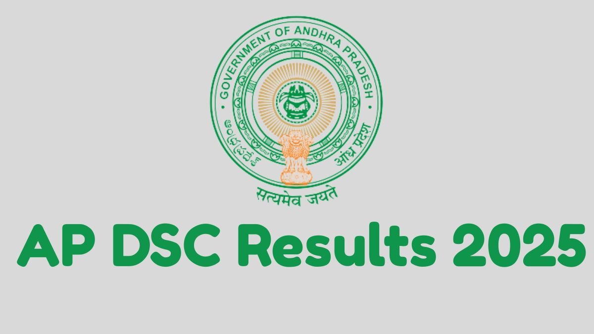 AP DSC Results 2025 Out Live Link